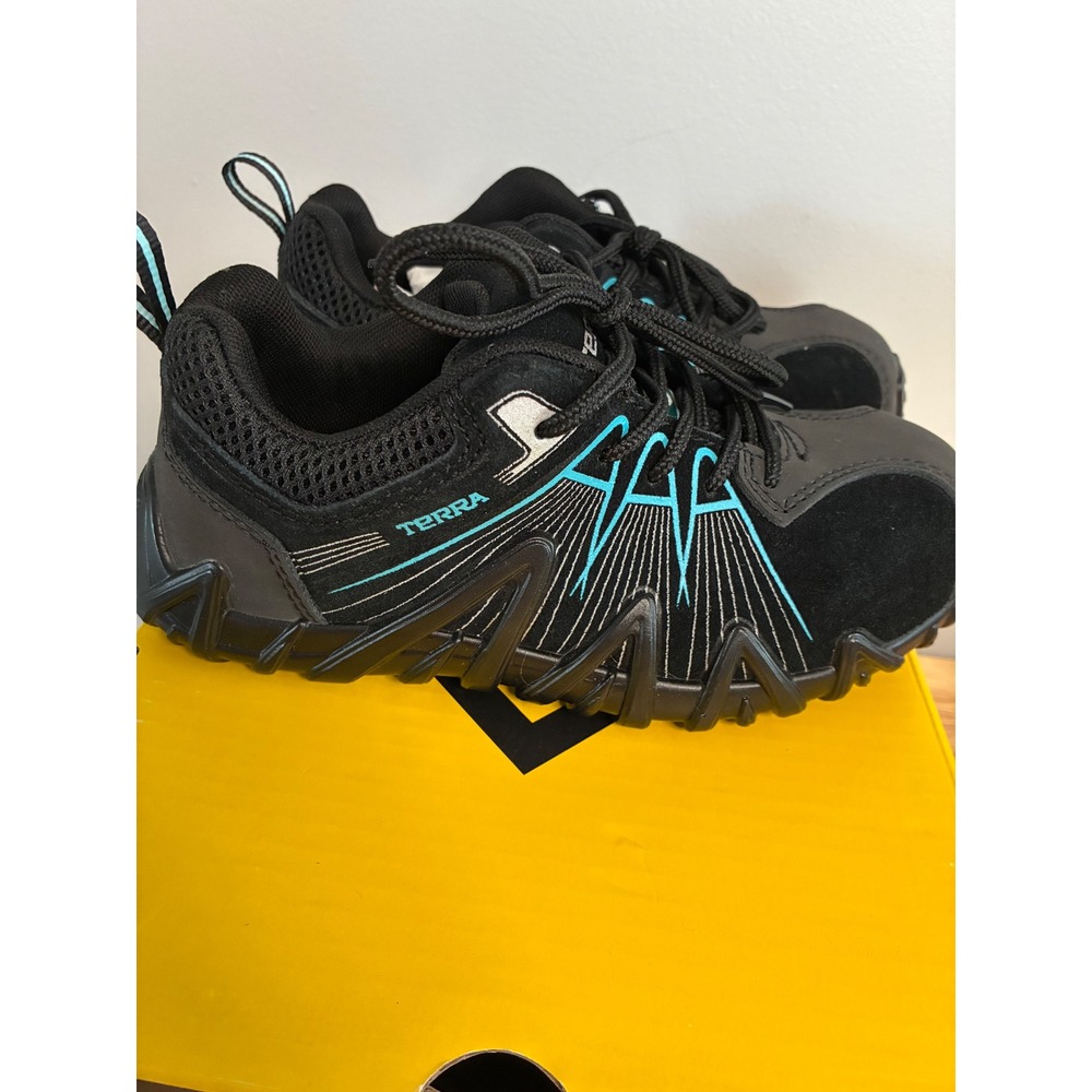 Terra Spider X Womens Composite Safety Toe Work Shoes Black AquaTR0A4NPWA Size 5
